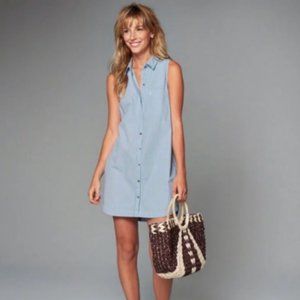 Abercrombie & Fitch Sleeveless Collar Dress